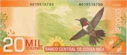 20000 Colones COSTA RICA  2009 P.278a SC+