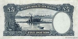 5 Pounds NEW ZEALAND  1940 P.160a VF