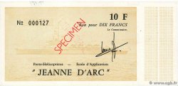 10 Francs Spécimen FRANCE régionalisme et divers  1979 K.300f NEUF