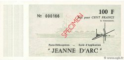 100 Francs Spécimen FRANCE regionalismo e varie  1979 K.302f FDC