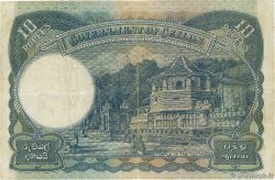 10 Rupees CEYLON  1944 P.036A VF