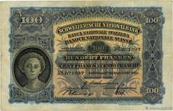 100 Francs SUISSE  1942 P.35n TB+
