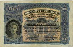 100 Francs SUISSE  1939 P.35l TB+