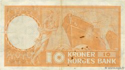 10 Kroner NORVÈGE  1970 P.31e TB