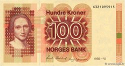 100 Kroner NORVÈGE  1992 P.43d AU