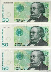 50 Kroner Lot NORVÈGE  1996 P.46 BB