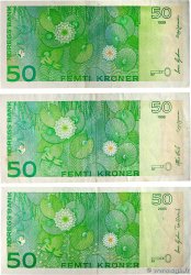 50 Kroner Lot NORVÈGE  1996 P.46 SS