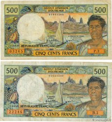 500 Francs Lot NEW CALEDONIA  1990 P.60e VG