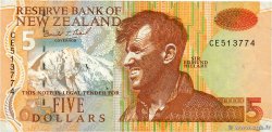 5 Dollars NEW ZEALAND  1992 p.177 F