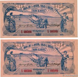 5 Centavos Consécutifs MEXICO  1915 P.- UNC