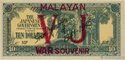 10 Dollars MALAYA  1944 P.M07c FDC