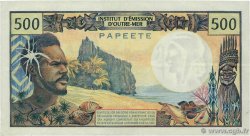 500 Francs TAHITI  1970 P.25a VF