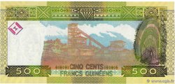 500 Francs Guinéens Petit numéro GUINEA  2006 P.39a FDC