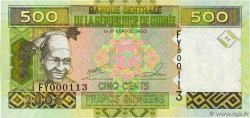 500 Francs Guinéens Petit numéro GUINEA  2006 P.39a