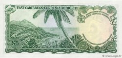 5 Dollars EAST CARIBBEAN STATES  1965 P.14j UNC