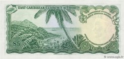 5 Dollars EAST CARIBBEAN STATES  1965 P.14l UNC