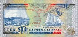 10 Dollars EAST CARIBBEAN STATES  1993 P.27l SC+