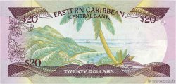 20 Dollars CARIBBEAN   1988 P.24l2 AU+