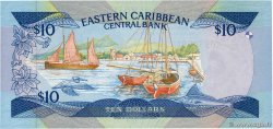 10 Dollars CARIBBEAN   1985 P.23u UNC