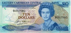10 Dollars EAST CARIBBEAN STATES  1985 P.23g fST