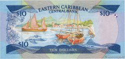 10 Dollars CARIBBEAN   1985 P.23l UNC