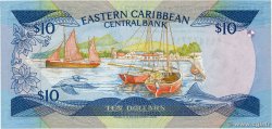 10 Dollars EAST CARIBBEAN STATES  1985 P.23m FDC
