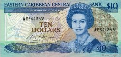 10 Dollars EAST CARIBBEAN STATES  1985 P.23v1