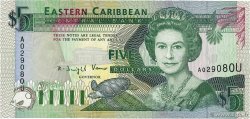 5 Dollars CARAÏBES  1993 P.26u