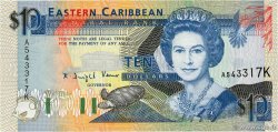 10 Dollars EAST CARIBBEAN STATES  1993 P.27k UNC-