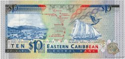 10 Dollars EAST CARIBBEAN STATES  1993 P.27k q.FDC