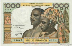 1000 Francs WEST AFRICAN STATES  1973 P.103Ak XF