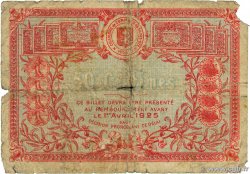 50 Centimes FRANCE Regionalismus und verschiedenen Saint-Die 1920 JP.112.16 SGE