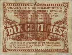 10 Centimes FRANCE regionalismo y varios Nord et Pas-De-Calais 1918 JP.094.02 MBC