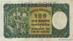 100 Korun Spécimen TCHÉCOSLOVAQUIE  1945 P.051s TB+