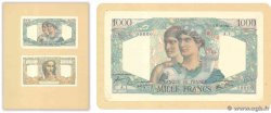 1000 Francs MINERVE ET HERCULE Épreuve FRANKREICH  1944 F.41.00E var