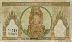 100 Francs NOUVELLE CALÉDONIE  1953 P.42c q.MB