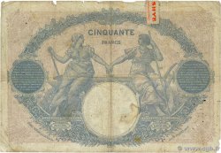 50 Francs BLEU ET ROSE FRANCE  1927 F.14.40 pr.B