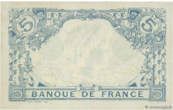 5 Francs BLEU FRANKREICH  1916 F.02.42 VZ