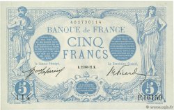 5 Francs BLEU FRANKREICH  1917 F.02.47 VZ