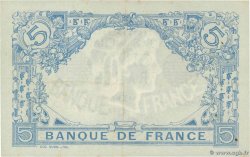 5 Francs BLEU FRANKREICH  1915 F.02.24 SS