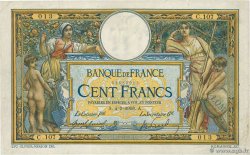 100 Francs LUC OLIVIER MERSON avec LOM FRANCIA  1908 F.22.01 BB