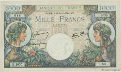 1000 Francs COMMERCE ET INDUSTRIE FRANCE  1944 F.39.05 AU+