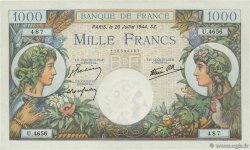 1000 Francs COMMERCE ET INDUSTRIE FRANCE  1944 F.39.12 NEUF