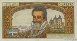 5000 Francs HENRI IV FRANKREICH  1957 F.49.03 fSS