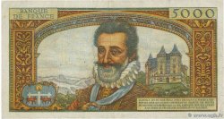 5000 Francs HENRI IV FRANCE  1958 F.49.05 TB