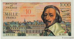 10 NF sur 1000 Francs RICHELIEU FRANCE  1957 F.53.01 SUP