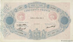 500 Francs BLEU ET ROSE FRANKREICH  1933 F.30.36 SS