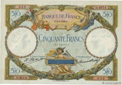 50 Francs LUC OLIVIER MERSON FRANKREICH  1929 F.15.03 VZ