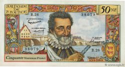 50 Nouveaux Francs HENRI IV FRANCE  1959 F.58.03 TTB