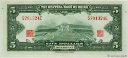 5 Dollars CHINA Shanghaï 1930 P.0200f fST+